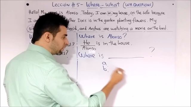 Lección 5 - What y Where en preguntas con To BE - WH QUESTIONS | Curso inglés GRATIS смотреть онлайн