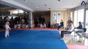 Каратэ. Соревнования. Ката. Дети 7 лет. Karate. Competition. Kata. Children 7 years.