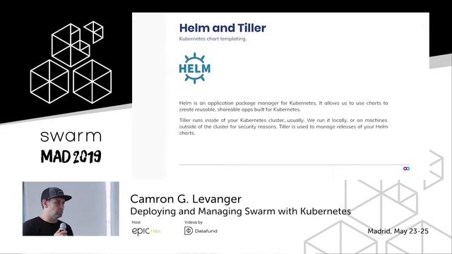 Camron G. Levanger: Deploying and Managing Swarm with Kubernetes | Swarm Orange Summit Madrid 2019 смотреть онлайн
