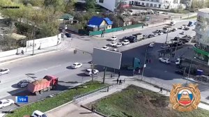 Момент жуткого смертельного ДТП на улице Комсомольской в Уфе попал на видео