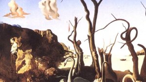 Лебеди, отраженные в слонах - Сальвадор Дали ОБЗОРЫ КАРТИН