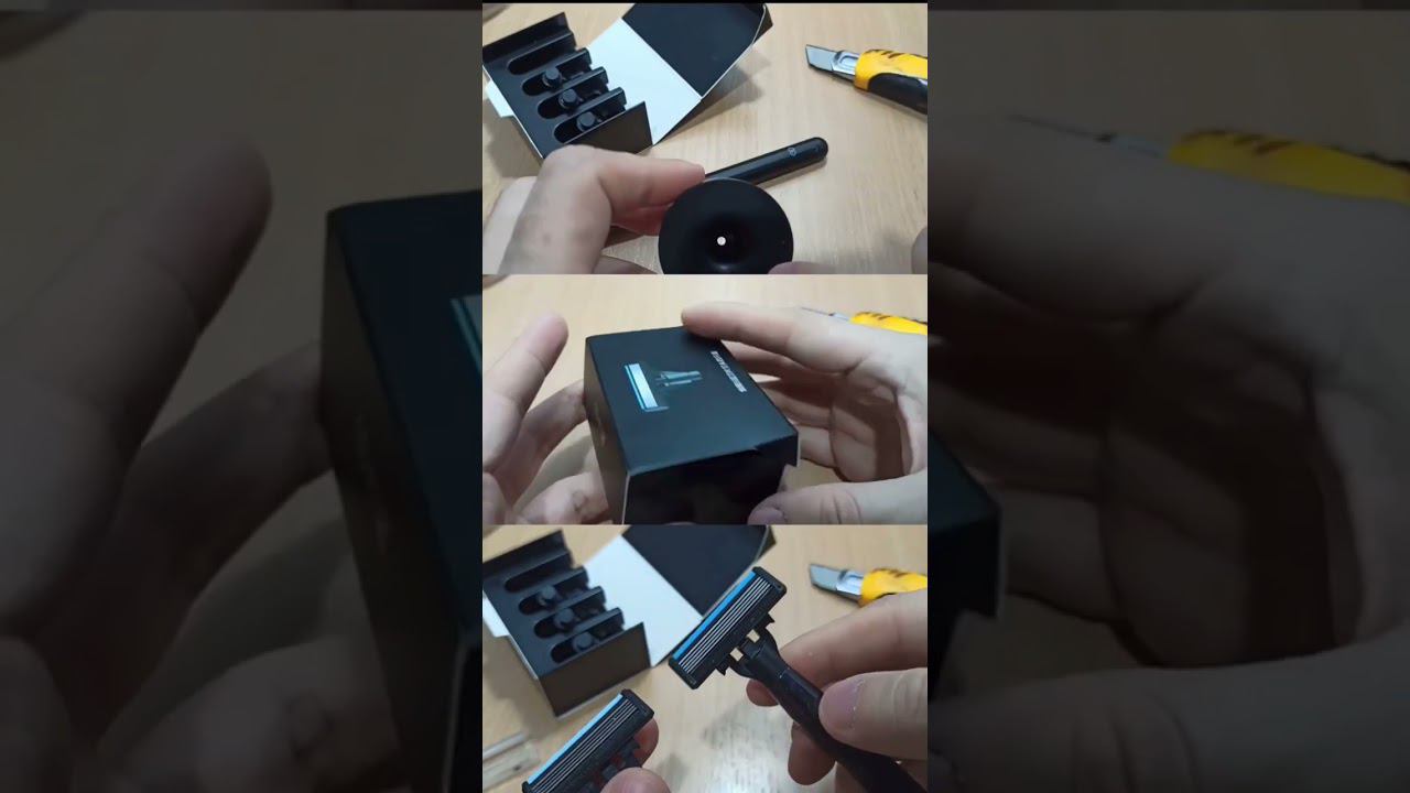 Распаковка набора лезвий для Xiaomi Mijia Lemon Razor H600 и H300