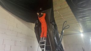 Седьмой выпуск. Утепление потолка, пароизоляция пенополистиролом