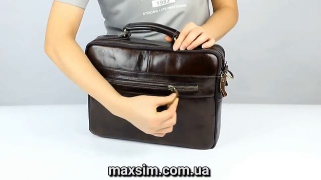 Мужской кожаный портфель ZZNIK смотреть онлайн