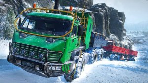 SNOW RUNNER - БОЛЬШИЕ ГРУЗОВИКИ - ПЕРЕВОЗКА ГРУЗОВ ДЛЯ ДЕТЕЙ 0+