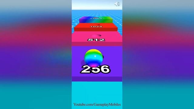 2048 Ball Run Game - Gameplay Walkthrough - Levels 21-40 смотреть онлайн