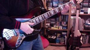 Funky slap groove with my Fender jazz bass deluxe 5 elite