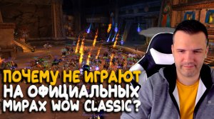 Что не так с официальными серверами WoW Classic?