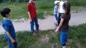 Детская борьба   соревнования на детской площадке