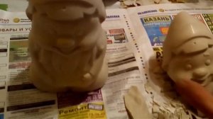 Копилка из гипса своими руками