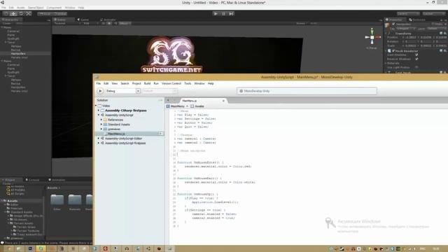 Unity3D - Создание полноценного меню