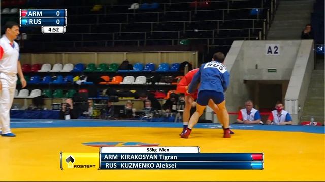 World SAMBO Cup Kharlampiev Memorial 2021. Day 2. Mat 3