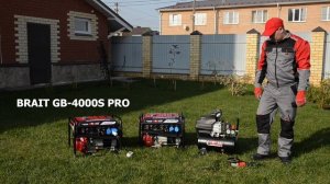Обзор генератора Brait с пусковым током 7 кВТ модель GB4000S PRO