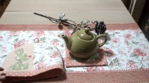 Машинная вышивка Грелка на чайник