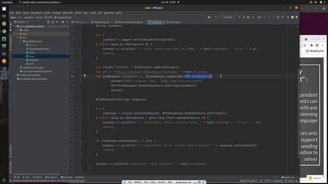 week 65 java host monitor смотреть онлайн