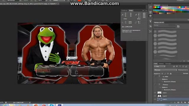 #5 Урок Фотошопа(WWE) смотреть онлайн