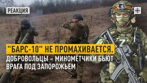 "БАРС-10" не промахивается. Добровольцы – миномётчики бьют врага под Запорожьем