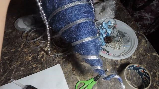 Оригинальная новогодняя ёлочка.Украшение.