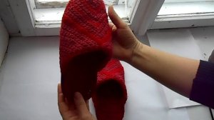 Тапочки. Из старых -  новые! лайфхак