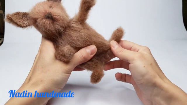 Зайчик крючком. Реалистичные игрушки #зайкакрючком #вязаныйзайчик