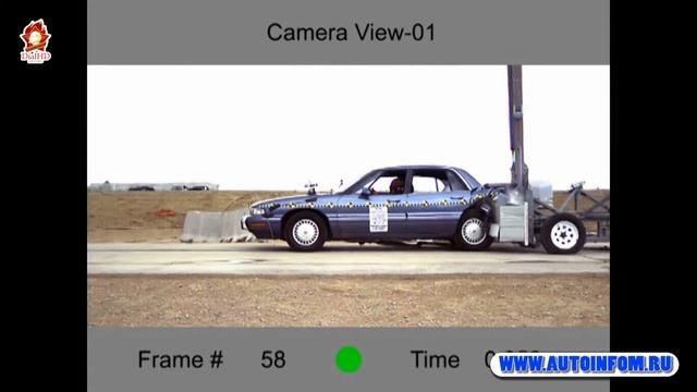 Задний краш тест Buick & Pontiac смотреть онлайн
