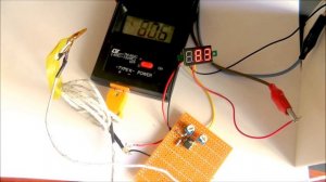 Термометр из вольтметра, своими руками, для фена, плиты, паяльника на LM358 и симисторе, тест