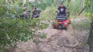 CF MOTO X6 немного утонул BRP спасает cf-moto