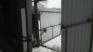 Распашные ворота с линейными актуаторами,открытие на угол больше 90 градусов