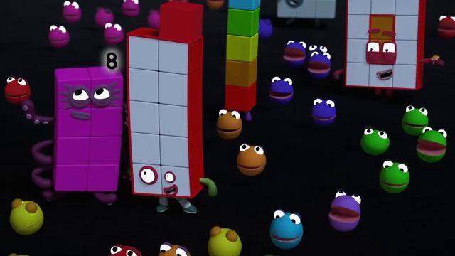 Diferentes Dimensiones y Formas 2D y 3D! | Episodios completos | Numberblocks en Español смотреть онлайн