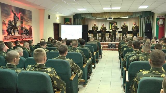 Военные музыканты Пинского погранотряда отметили два юбилея