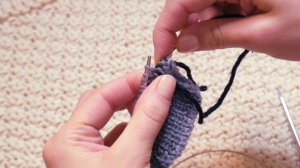 Как красиво закрыть петли иглой. Вязание спицами.