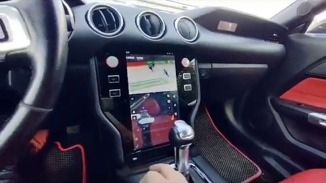Магнитола Tesla для Ford Mustang New (климат-контроль) черная смотреть онлайн