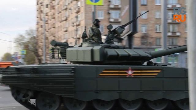 Генеральная репетиция парада Победы в Москве
