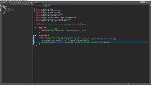Minecraft Bukkit/Spigot Plugin Tutorial #74: Fireworks смотреть онлайн