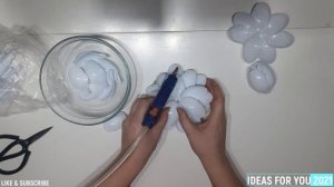 Идея декора из пластиковых ложек. Поделки своими руками (Decor idea from plastic spoons. DIY crafts