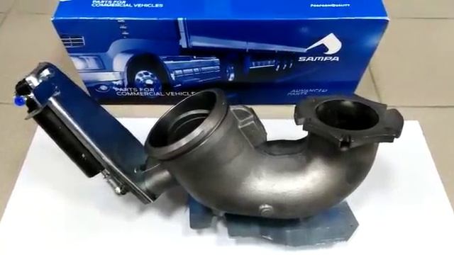 Коллектор выпускной МАН ТГА ТГС TGX двигатель D2066 D2676 (горный тормоз) 023.308 SAMPA