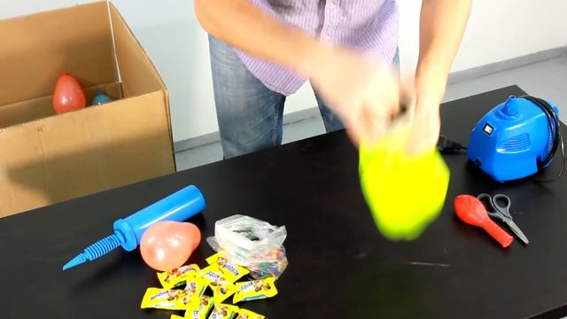 Как сделать шар сюрприз из воздушных шаров. Мастер-класс Чап!