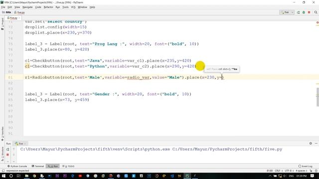 Tkinter Python GUI Tutorial For Beginners - Radiobuttons, Checkboxes, MessageBox