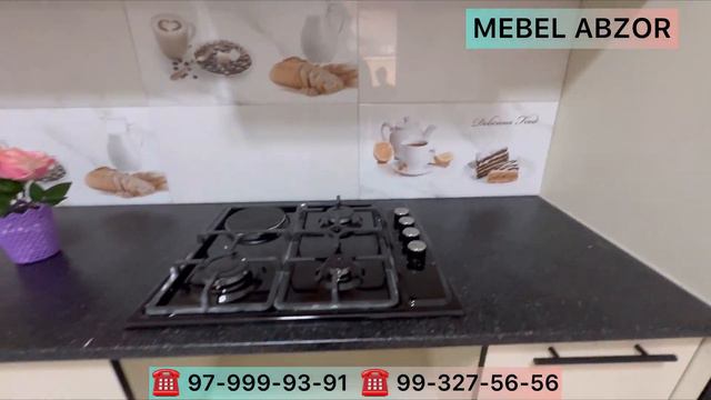 OSHXONA MEBEL 3,40sm JOYGA YASAB BERDIK ОШХОНА МЕБЕЛ ☎️ 99-327-56-56 ☎️ 97-999-93-91 КУХНЯ МЕБЕЛ