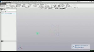 Видеоуроки Компас 3D. Создание шаблона детали. Модель в Компас 3D V21