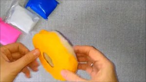 DIY Сквиши из воздушного пластилина// Squishy from air clay