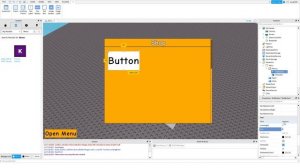 Уроки по Роблокс Студио! Урок #9! Внутри игровое меню! Как сделать меню в Роблокс Студио!