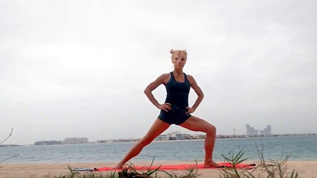 ENG. Part 2 Standing Yoga Sequence at Intermediate Level