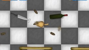 кот ест все! #игра #кот