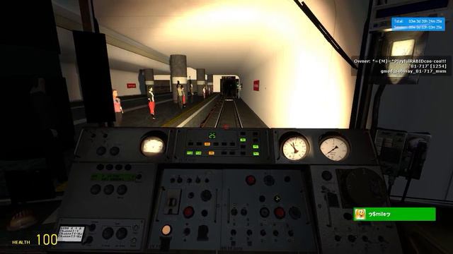 G.Mod - Metrostroi: Продолжаем движение:) #1. Всякие интересные и порою даже абсурдные истории.:))) смотреть онлайн