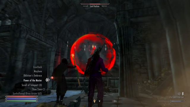 Sheogorath and Serana vs Lord Harkon смотреть онлайн