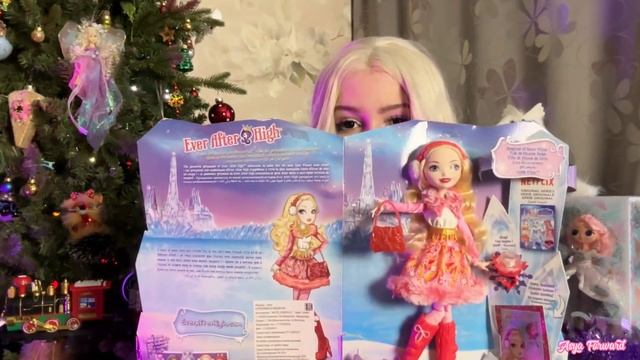 Новогодняя распаковка Apple White EVER AFTER HIGH  || Обзор и распаковка куклы