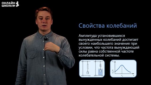 Затухающие и вынужденные колебания. Резонанс. Видеоурок 22. Физика 9 класс