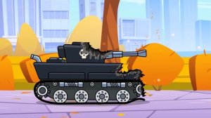 BATTLE AGAINST THE BOSSES! CARTOONS ABOUT TANKS HILLS OF STEEL