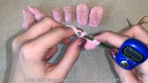 Вязаный зайка крючком из плюшевой пряжи. Мастер-класс по вязанию плюшевой игрушки амигуруми